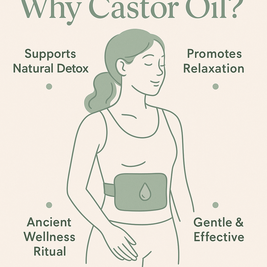 Vitalix Liver Wellness Pack (Wrap + Castor Oil + FREE FLANNEL)
